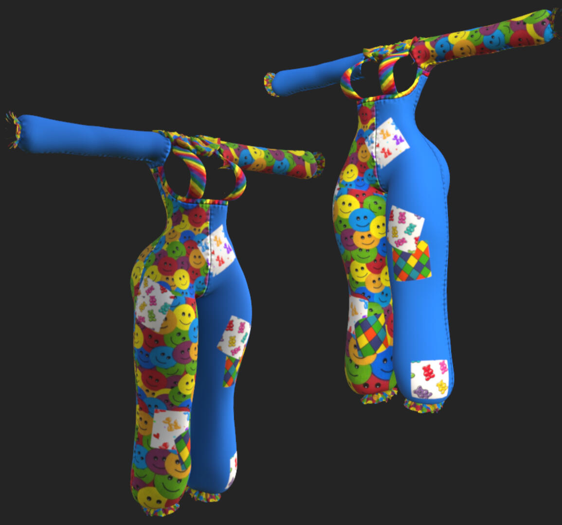 2025 Texture & Asset Commission for Rachdethuggles (Outfit Based On her OC Prisma)
