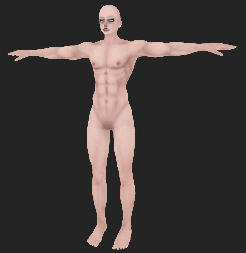 2026 Texture Commission for Xociety (Muscle tone & Neck merge)