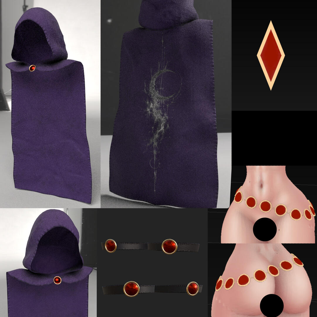2026 Asset Set Commission for Xeenah (Raven Themed Set)