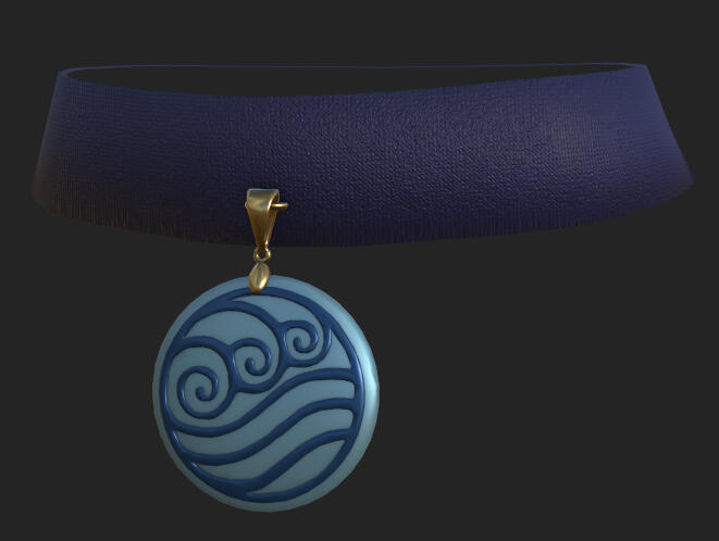 2024 Asset Commission for River for her avatar Katara (Choker)