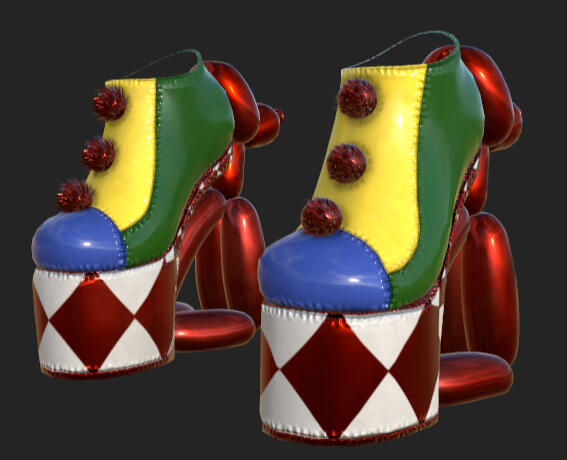2025 Texture & Asset Commission for Rachdethuggles (Shoes Based On her OC Prisma)